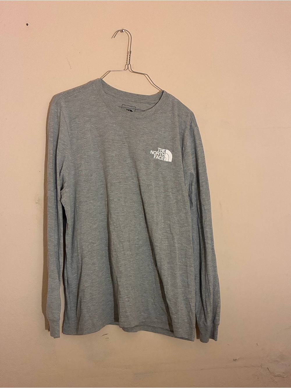The North Face Long Sleeve Tee - Light Heather Gray